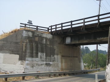 Heavy Loading Capacity Arch Steel Beam Bridge 36m Spans